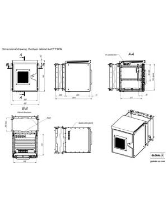 Габаритне креслення AirEff T14W